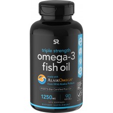 Sports Research Suplemento de Omega-3 Wild Alaska 1250mg (90 Cápsulas)